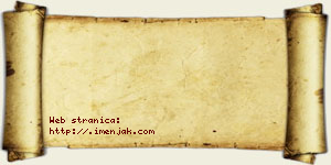 Jagoda Trišović vizit kartica